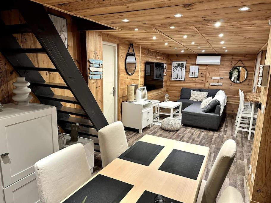 Chalet Et Jaccuzy Sur La Plage Biscarrosse Exteriér fotografie