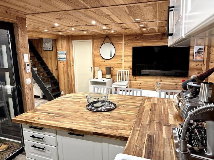 Chalet Et Jaccuzy Sur La Plage Biscarrosse Exteriér fotografie